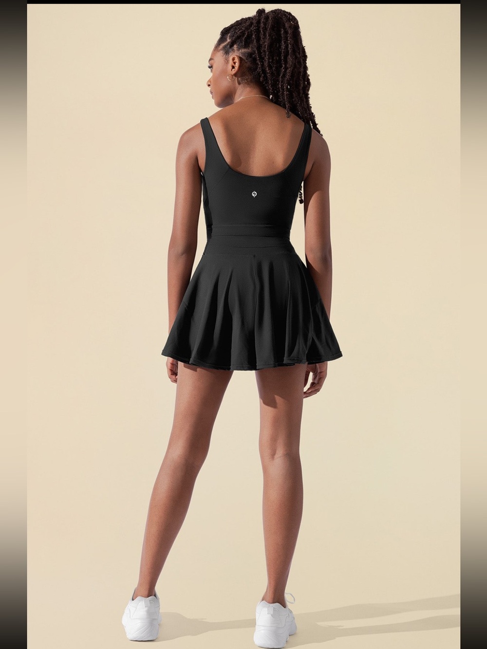 POPFLEX Twirl Dress in Black - Picture 5 of 14